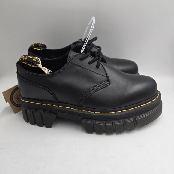 Dr Martens Women's Audrick 3-Eye Platform Shoes Black Women's Size 9 NWT Chunky - Picture 11 of 12